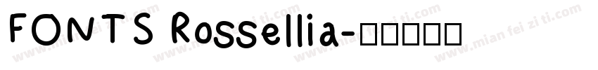 FONTS Rossellia字体转换
